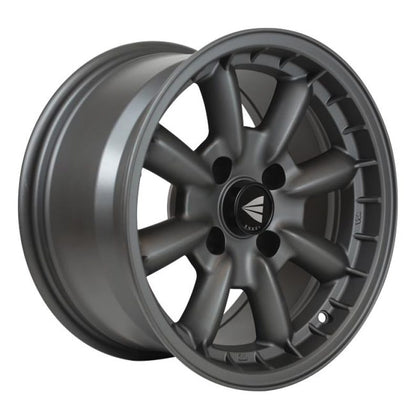 Enkei Compe 16x8 25mm Offset 4x100 Bolt Pattern 72.6mm Bore Dia Matte Gunmetal Wheel (representative: same model & finish, other size)