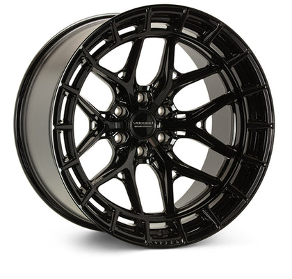 Vossen HFX-6 22x10 - 6x139.7 - ET-18 - Super Deep - 106.1 - Gloss Black Wheel