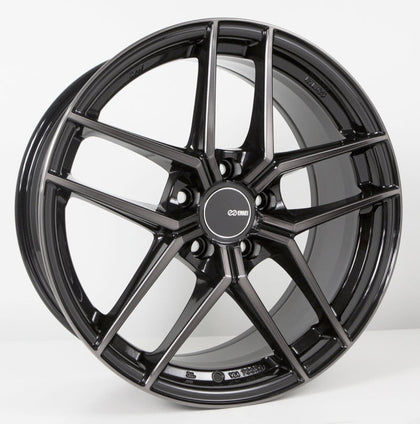 Enkei TY-5 18x8 5x108 40mm offset 72.6mm Bore Black Pearl (representative: same model & finish, other size)