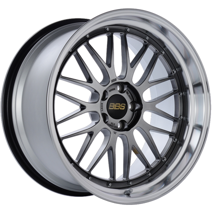 BBS LM 20x10.5 5x114.3 ET20 CB66 Diamond Black Center Diamond Cut Lip Wheel