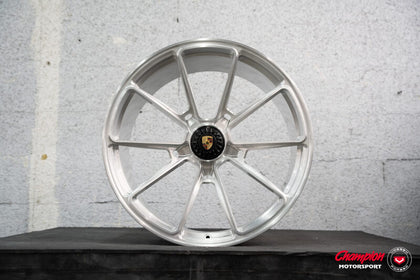 Vossen X Champion RS92 22X12.5 / ET68 / Brushed Gloss Clear Wheel / Centerlock / 911 Turbo 992 Rear