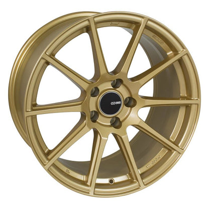 Enkei TS10 18x9.5 5x114.3 35mm Offset 72.6mm Bore Gold Wheel (Special Order/ MOQ 40*) (representative: same model & finish, other size)