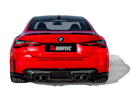 Akrapovic 21-22 BMW M3 (G80) / M4 (G82, G83) Rear Carbon Fiber Diffuser - High Gloss Black