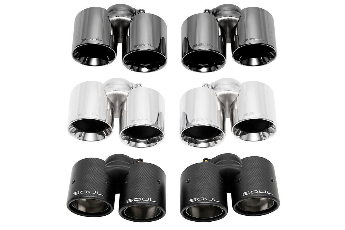 Soul Performance Porsche 997.2 Carrera Bolt On Exhaust Tips
