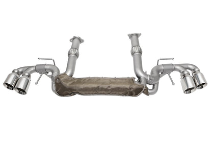 SOUL Chevrolet C8 Corvette Valved Exhaust System - 4" Dual Wall Straight Cut Tips
