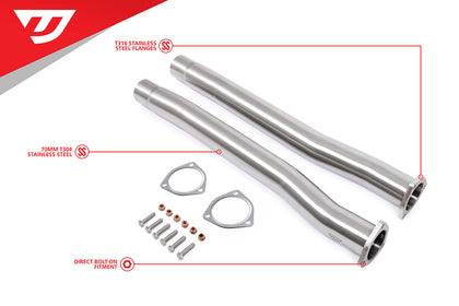 Unitronic Midpipes for 2.5TFSI EVO