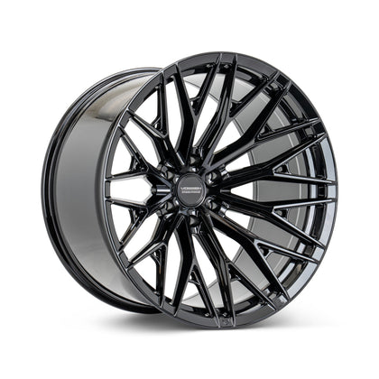 Vossen HFX-6 17x9 - 6x135 - ET0 - Super Deep Face - 87.1 - Gloss Black Wheel