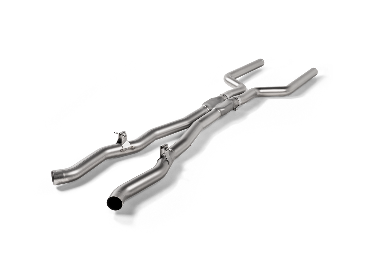 Akrapovič BMW M5 / M5 Competition (F90) - OPF/GPF Evolution Link pipe set (Titanium) — E-BM/T/7 — manufacturer photo 1