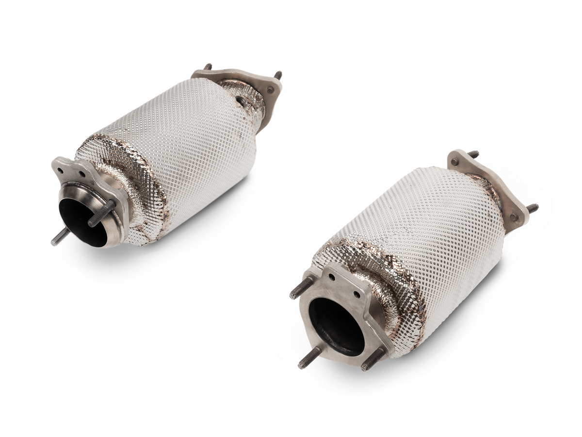 Akrapovič Chevrolet Corvette Stingray (C8) / Chevrolet Corvette Stingray (C8) - OPF/GPF Link Pipe Set w/o Cat (SS) — L-CO/SS/2 — manufacturer photo 1