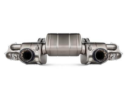 Akrapovič Porsche 718 Cayman GT4 / Spyder / Porsche 718 Cayman GTS 4.0 / Boxster GTS 4.0 Slip-On Race Line (Titanium) — S-PO/TI/18 — manufacturer photo 1