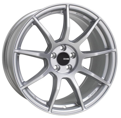 Enkei TS9 18x8 5x114.3 50mm Offset 72.6mm Bore - Silver Paint (representative: same model & finish, other size)