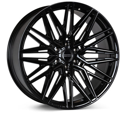 Vossen HF6-5 22X9.5 / 6X139.7 / ET30 / Deep Face / 95.1 - Gloss Black Wheel