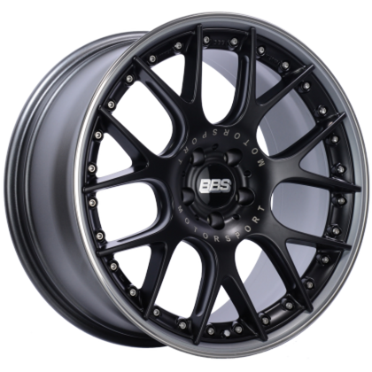 BBS CH-RII Unlimited 20x9 Satin Gold Center / Satin Black Barrel / Black Assembly Bolts Wheel (representative: same model & finish, other size)
