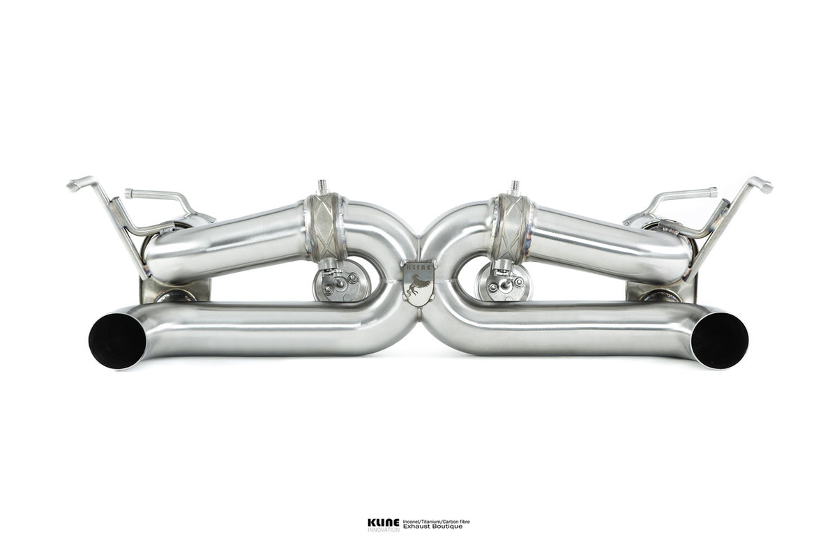 Kline Ferrari 488 exhaust range — manufacturer photo 1