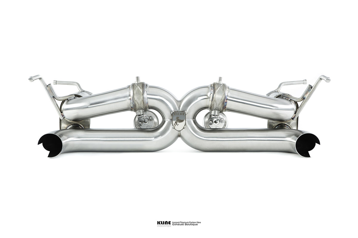 Kline Ferrari 488 Pista exhaust range — manufacturer photo 1
