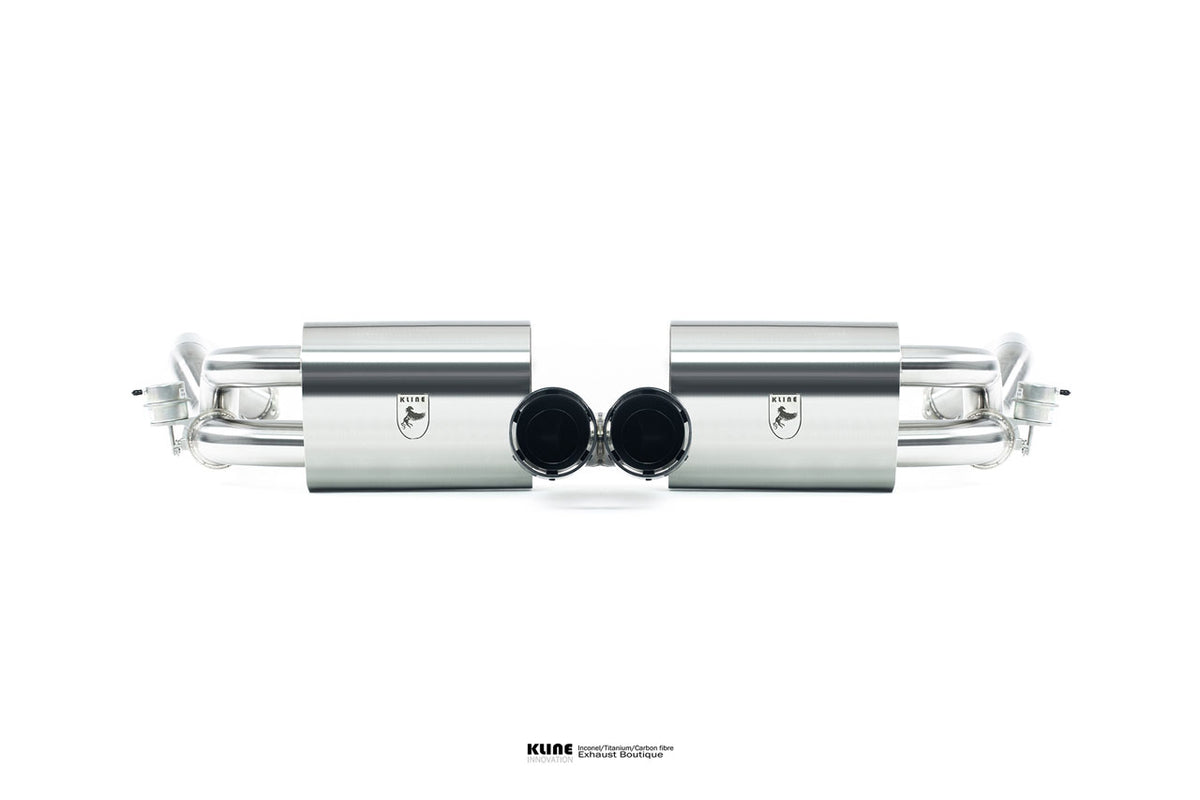 Kline Porsche 987.2 Cayman R exhaust range — manufacturer photo 1