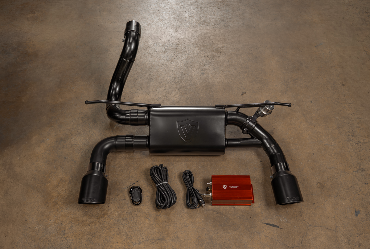 Valvetronic Designs Jeep JLU/JL Wrangler Blackbear™ Valved Exhaust System — manufacturer photo 1