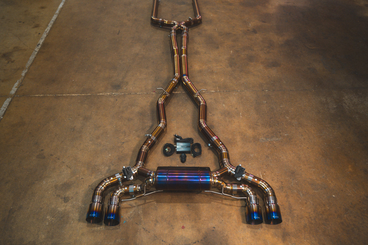 Valvetronic Designs BMW F90 M5 Valved Sport Exhaust System — manufacturer photo 1