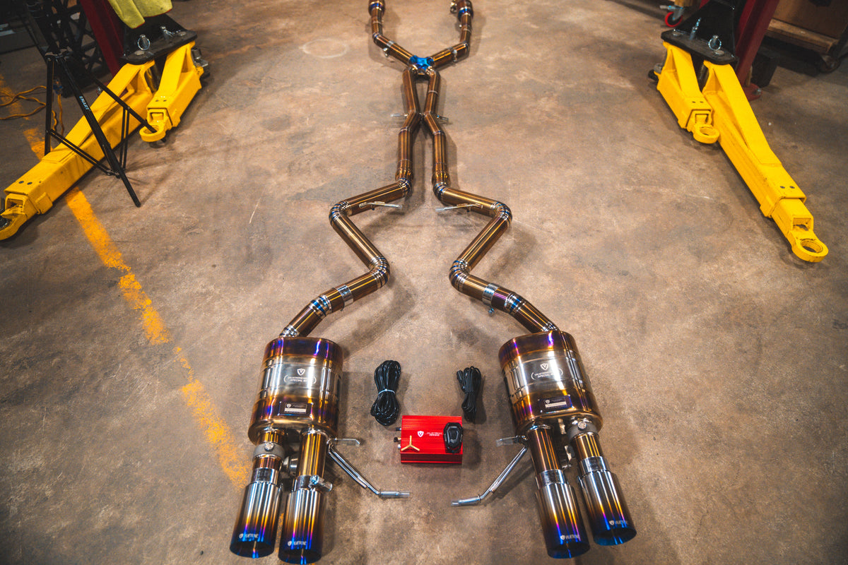 Valvetronic Designs BMW M3 E9X Titanium Valved Sport Exhaust System (V2) — manufacturer photo 1