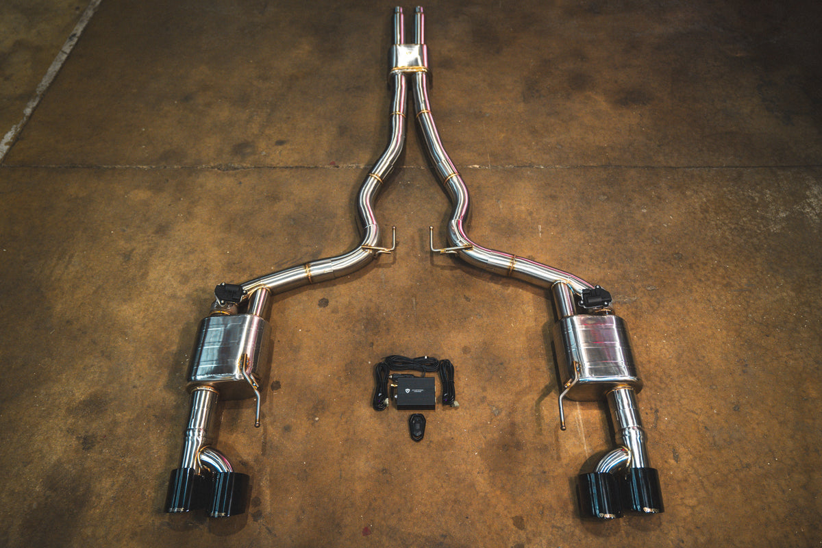 Valvetronic Designs Ford Mustang GT S650 Valved Sport Exhaust System — manufacturer photo 1