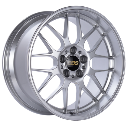 BBS RG-R 19x10 5x120 ET25 PFS Diamond Silver Wheel -82mm PFS/Clip Req