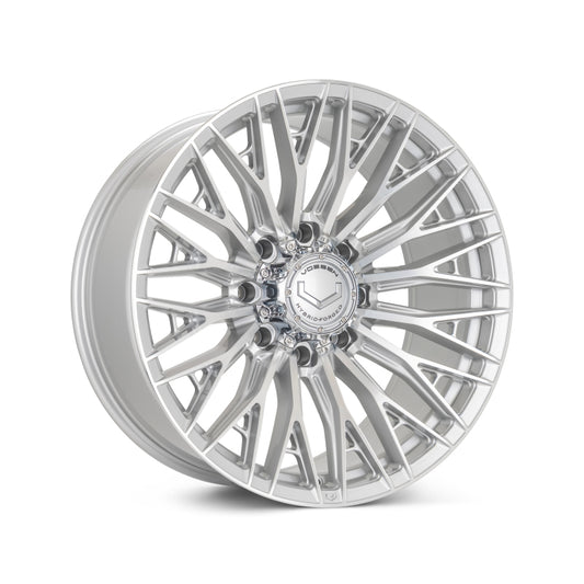 Vossen HFX-6 - 20X9.5 - 6X135 - ET15 - DEEP - 87.1 - GB - Silver Polished Wheel