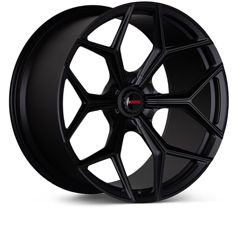 Vossen x Novitec NL4-5L 20x9 ET:36 Satin Black Lamborghini Huracan Front Wheel