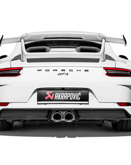 Akrapovic 2018 Porsche 911 GT3 (991.2) Slip-On Race Line (Titanium) w/Titanium Tail Pipe Set