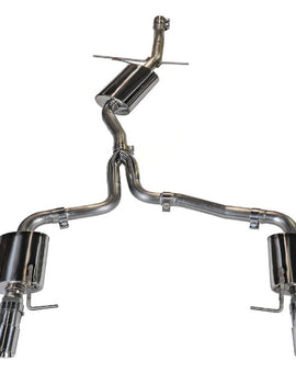 AWE Tuning Audi B8 A4 Touring Edition Exhaust - Dual Outlet Polished Silver Tips