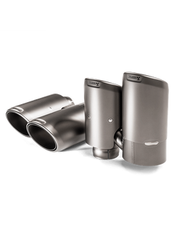 Akrapovic 2018+ Porsche Cayenne V6 (536) Tail Pipe Set (Titanium)