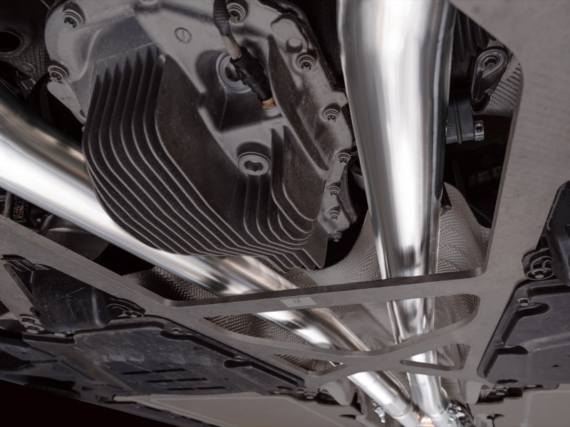 AWE BMW G90/G99 M5 Track Edition Catback Exhaust - Chrome Silver Tips