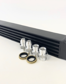 CSF 82-94 BMW 3 Series (E30) High Performance Oil Cooler w/-10AN Male & OEM Fittings