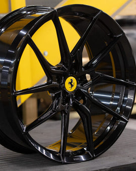 Vossen x Novitec NF8 22x12 ET:33 Gloss Black Ferrari 488 / F8 Rear Wheel