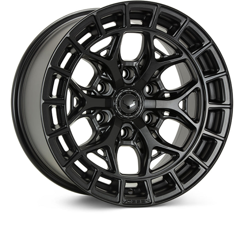 Vossen HFX-6 24x10 - 6x139.7 - ET25 - Deep - 106.1 - Satin Black Wheel