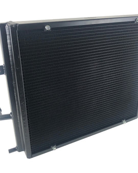 CSF BMW B58/B48 Front Mount Triple-Pass Heat Exchanger w/Rock Guard - Black