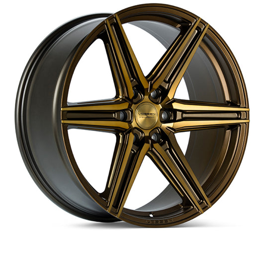 Vossen HF6-2 24x10 / 6x139.7 / ET25 / Deep Face / 106.1 - Tinted Matte Bronze Wheel