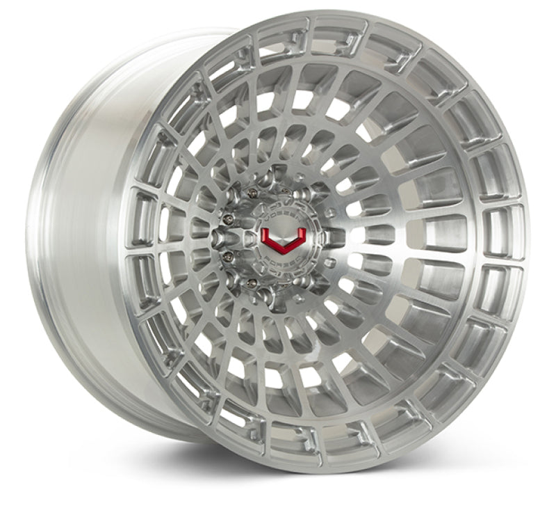 Vossen LCX-04 24x10 - 8x180 - ET+15 - Deep - 124.3 - Brushed Gloss Clear Wheel
