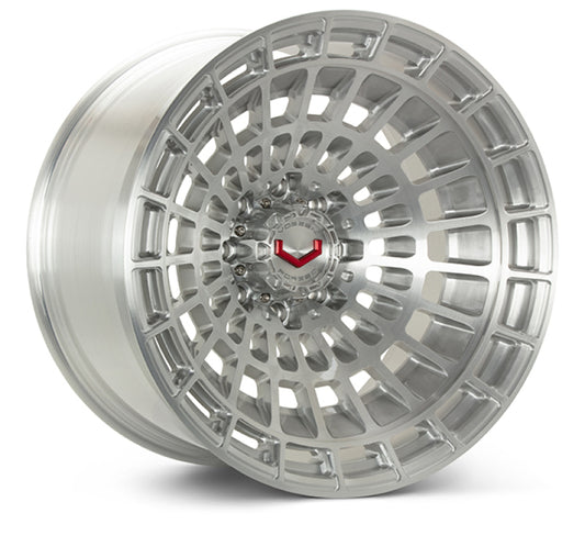 Vossen LCX-04 24x10 - 8x180 - ET+15 - Deep - 124.3 - Brushed Gloss Clear Wheel