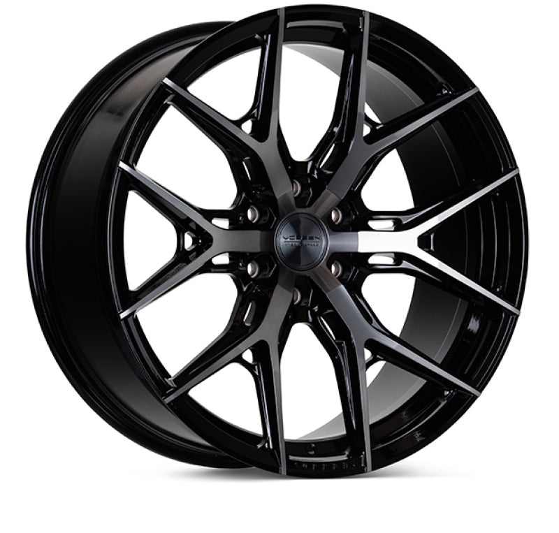 Vossen HF6-4 17X9 / 6X139.7 / ET0 / Deep Face / 106.1 - Tinted Gloss Black Wheel