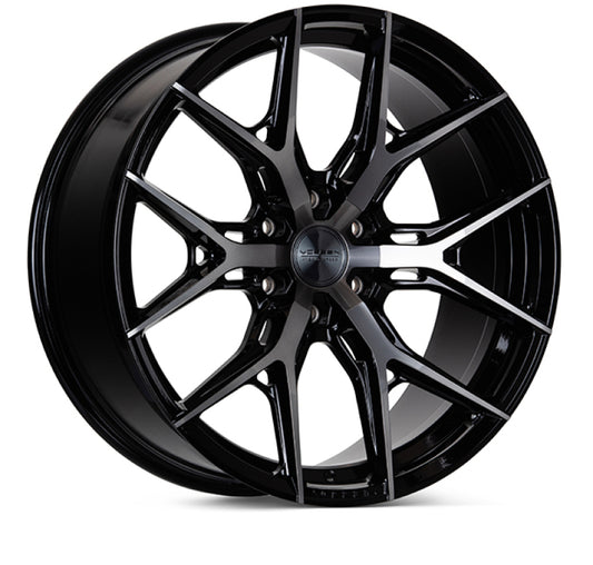 Vossen HF6-4 17X9 / 6X135 / ET0 / Deep Face / 87.1 - Tinted Gloss Black Wheel