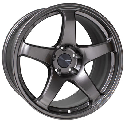 Enkei PF05 15x8 4x100 +25mm Offset Dark Silver Wheel (representative: same model & finish, other size)