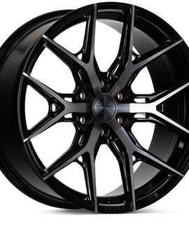 Vossen HF6-4 20x9.5 / 6x139.7 / ET15 / Deep Face / 106.1 - Tinted Gloss Black Wheel