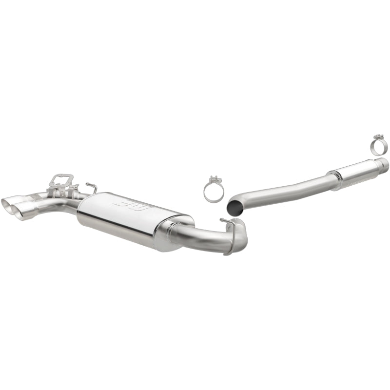 MagnaFlow CB SS 2.5/3in Dual Straight DS Rear Ext 3in Tip 12-15 BMW 328i /428i 2.0L Coupe Sedan