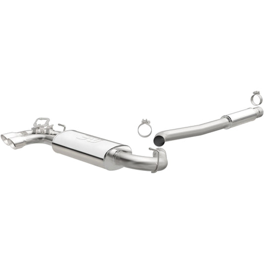 MagnaFlow CB SS 2.5/3in Dual Straight DS Rear Ext 3in Tip 12-15 BMW 328i /428i 2.0L Coupe Sedan