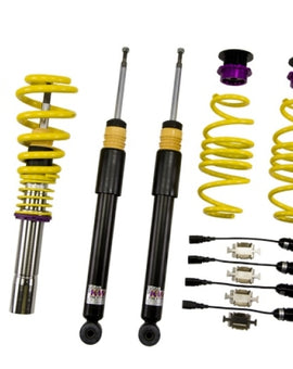 KW Coilover Kit V1 Audi A4 S4 (8K/B8) w/ electronic dampening controlSedan FWD + Quattro
