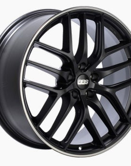 BBS CC-R 19x9 5x120 ET26 Satin Black Polished Rim Protector Wheel -82mm PFS/Clip Required