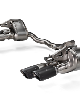 Akrapovic 2024+ Porsche Panamera Slip-On Line (Titanium) w/ Carbon Tips