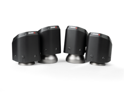 Akrapovic 2024+ BMW M5 (G90) Carbon Fiber Tail Pipe Set (Hexagonal)