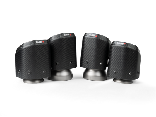 Akrapovic 2024+ BMW M5 (G90) Carbon Fiber Tail Pipe Set (Hexagonal)