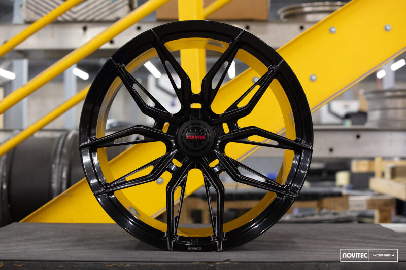 Vossen x Novitec NF11 22x12 ET:33 Gloss Black Ferrari 488 / F8 Rear Wheel